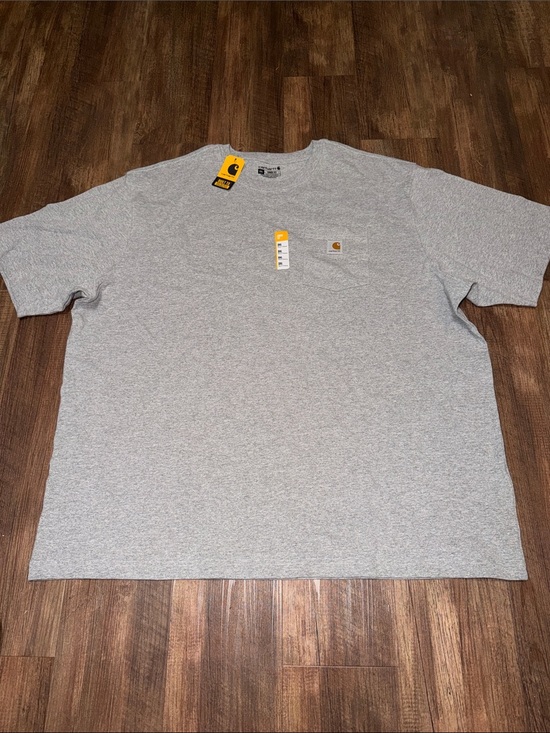 Carhartt Other - NEW Mens Carhartt Short Sleeve Loose Fit Gray Pocket T Shirt Size 3XL